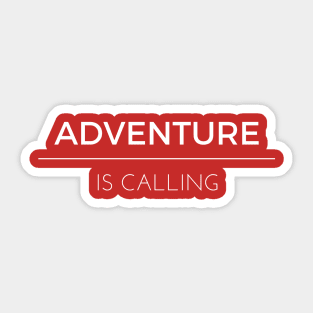 Adventure is Calling Sticker